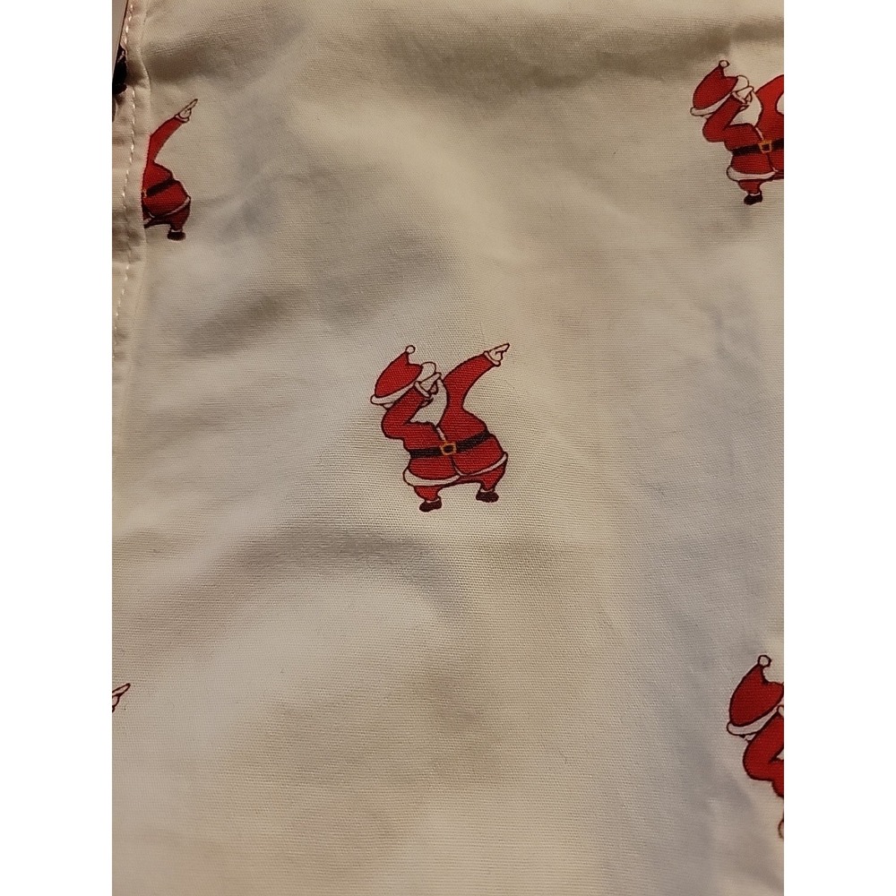 Denim & Flower Ricky Singh Button Down Dabbing Santa Shirt Kid's Size 7 NWT - Picture 2 of 6